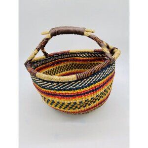 Bolga African Market basket, Bolgatanga Baskets,Storage basket, Gift basket, Mad